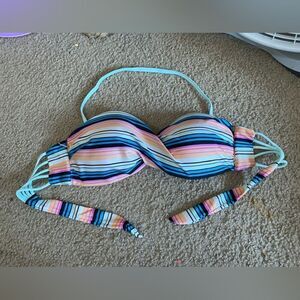 Striped Bathing Suit Bikini Top